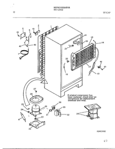 Electrical Equipment Page 11 Diagram and Parts List for 95-1962  Frigidaire Refrigerator