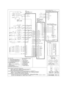 Wiring Diagram Diagram and Parts List for FPEC3685KSB  Frigidaire Cooktop