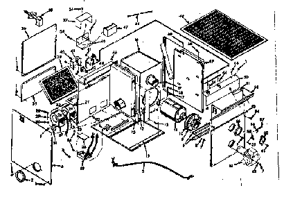 Furnace assemblies Diagram and Parts List for 867713141  Frigidaire Heater