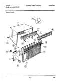 WRAPPER Diagram and Parts List for 15-183A  Frigidaire Air Conditioner