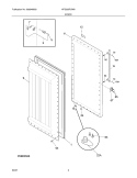Part Location Diagram of 297141900 Frigidaire HANDLE