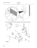 SYSTEM Diagram and Parts List for GFU1464FWA  Gibson Freezer