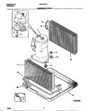 COMPRESSOR PARTS Diagram and Parts List for GAL103Y1A1  Gibson Air Conditioner