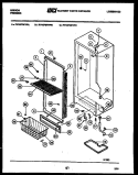 CABINET PARTS Diagram and Parts List for FV16F5WVFC  Gibson Freezer