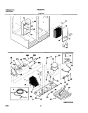 SYSTEM Diagram and Parts List for FRS26KF7AB6  Frigidaire Refrigerator