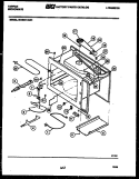BODY PARTS Diagram and Parts List for 56-5897-10-01  Tappan Microwave
