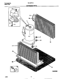 COMPRESSOR PARTS Diagram and Parts List for FAL103Y1A1  Frigidaire Air Conditioner