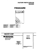 COVER Diagram and Parts List for FWS975GHT0  Frigidaire Washer