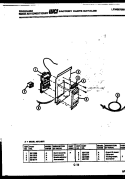 ELECTRICAL PARTS Diagram and Parts List for A07LH8E1  Frigidaire Air Conditioner