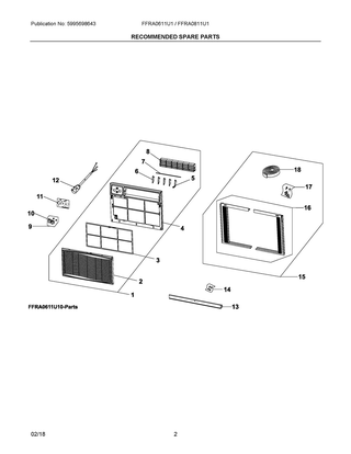 Part Location Diagram of 5304515721 Frigidaire SCREW KIT