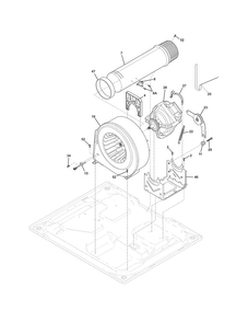 Motor Diagram and Parts List for EIMED55IMB2  Electrolux Dryer