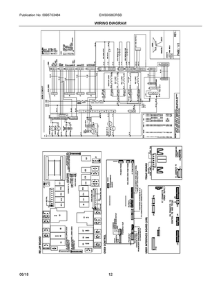 Wiring Diagram Diagram and Parts List for EW30IS8CRSB  Frigidaire Range
