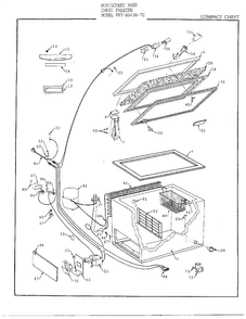 Part Location Diagram of 114157-995 Frigidaire Panel