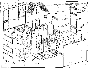 Furnace assemblies Diagram and Parts List for 8676607  Frigidaire Furnace