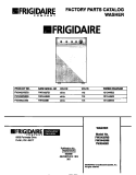 COVER Diagram and Parts List for FWX433RBS3  Frigidaire Washer