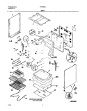 BODY Diagram and Parts List for FEF355ASE  Frigidaire Range