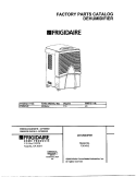COVER Diagram and Parts List for FDD40J2  Frigidaire Dehumidifier
