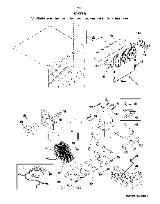 System Diagram and Parts List for 25360505617  Kenmore Refrigerator