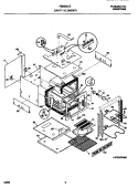 Part Location Diagram of 5303299688 Frigidaire INSULATION, OVEN BACK