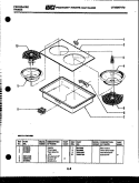 COOKTOP PARTS Diagram and Parts List for RBD139D0  Frigidaire Cooktop