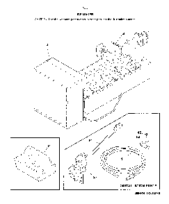 Ice maker Diagram and Parts List for 2537050261C  Kenmore Refrigerator
