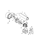 MOTOR Diagram and Parts List for FDE116RBW1  Frigidaire Dryer