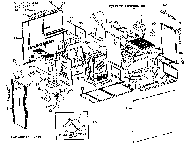 Part Location Diagram of 83421 Frigidaire Panel