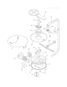 Part Location Diagram of 154853801 Frigidaire Circulation Pump