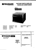 ROOM AIR CONDITIONER Diagram and Parts List for GAS18EW2A2  Gibson Air Conditioner