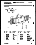 CABINET AND INSTALLATION PARTS Diagram and Parts List for AC059K7B2  Frigidaire Air Conditioner
