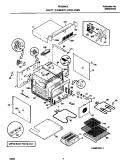 UPPER CAVITY / ELEMENTS Diagram and Parts List for FEB398CEBD  Frigidaire Wall Oven