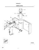 CONTROL PARTS Diagram and Parts List for FAC053J7A1  Frigidaire Air Conditioner