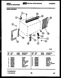 CABINET AND INSTALLATION PARTS Diagram and Parts List for AM12C5EWA  Gibson Air Conditioner