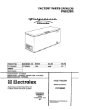 COVER Diagram and Parts List for FFC15M4AW3  Frigidaire Freezer