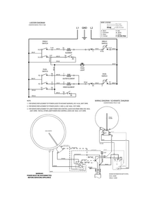 Wiring Diagram Diagram and Parts List for FFEC2111QB  Frigidaire Cooktop