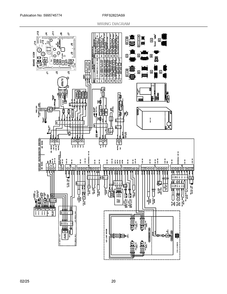 Ice Maker Diagram and Parts List for FRFS2823AS9  Frigidaire Refrigerator