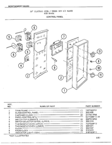 Part Location Diagram of 3051247 Frigidaire DISCONTINUED