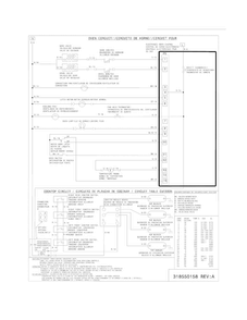 Wiring Diagram Diagram and Parts List for CFGS3035LS3  Frigidaire Range