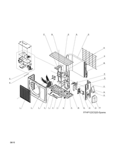 Part Location Diagram of 5304502222 Frigidaire COMPRESSOR