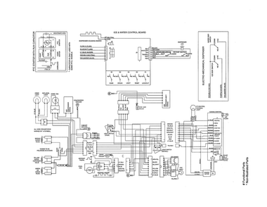 Wiring Diagram Diagram and Parts List for FFHS2622MSS  Frigidaire Refrigerator