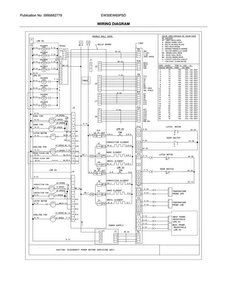 Wiring Diagram Diagram and Parts List for EW30EW65PSD  Electrolux Wall Oven