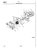 AIR HANDLING PARTS Diagram and Parts List for HA51A  Frigidaire Air Conditioner