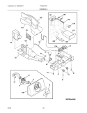CONTROLS Diagram and Parts List for FRS23KF6EM6  Frigidaire Refrigerator