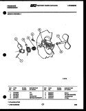 CAM Diagram and Parts List for DW1800LL-1  Frigidaire Dishwasher