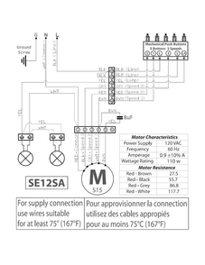 Wiring Diagram Diagram and Parts List for FHWC3640MSA  Frigidaire Range Hood