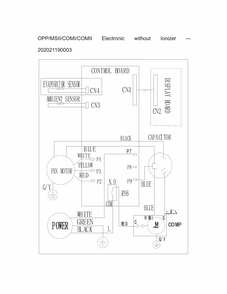 Wiring Diagram Diagram and Parts List for 25386052313  Kenmore Air Conditioner