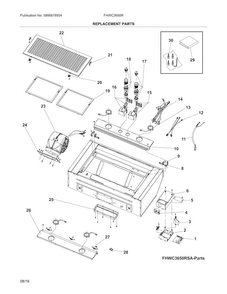 Part Location Diagram of 5304504607 Frigidaire MANUAL Assembly.