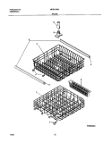 RACKS Diagram and Parts List for MDB124BAB0  Uni Dishwasher