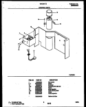 CONTROL PARTS Diagram and Parts List for WAC051T7Z1  Frigidaire Air Conditioner