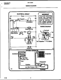 WIRING DIAGRAM Diagram and Parts List for MFC13M6BW1  Frigidaire Freezer